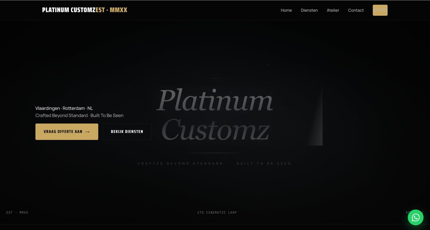 Platinum Customz — luxury auto interieur studio